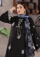 Jasmine By Soghat Creation Chikankari Cotton 3 Piece Unstitched Suit SC25JV3 D-06